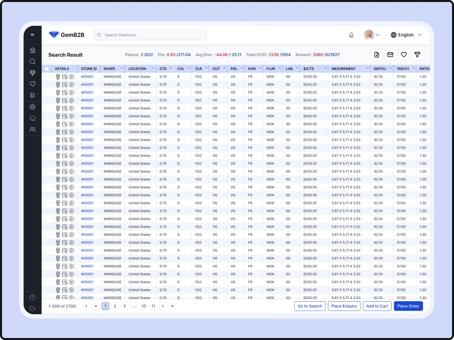 Diamond B2B Portal Design and Development