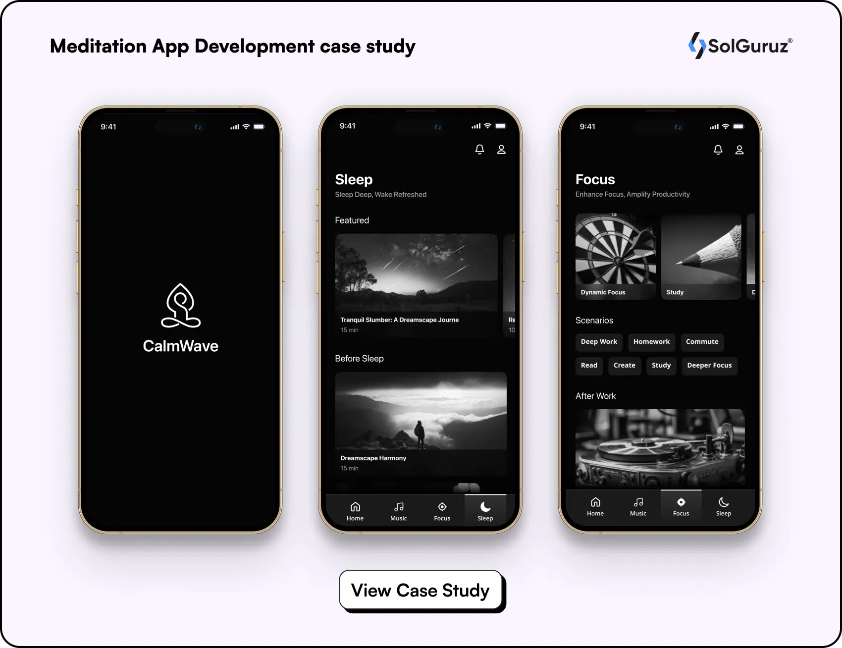 meditation app development case study