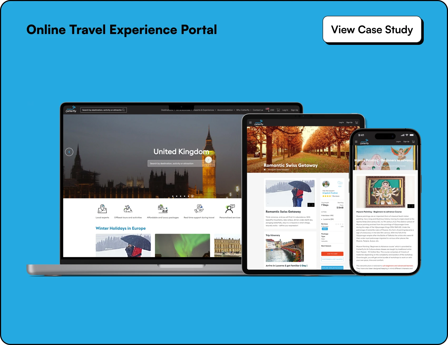 Online Travel Experience Portal - Web and Mobile App Development Case Study