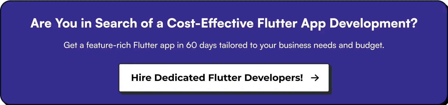 are you in search of a cost-effective flutter app development?