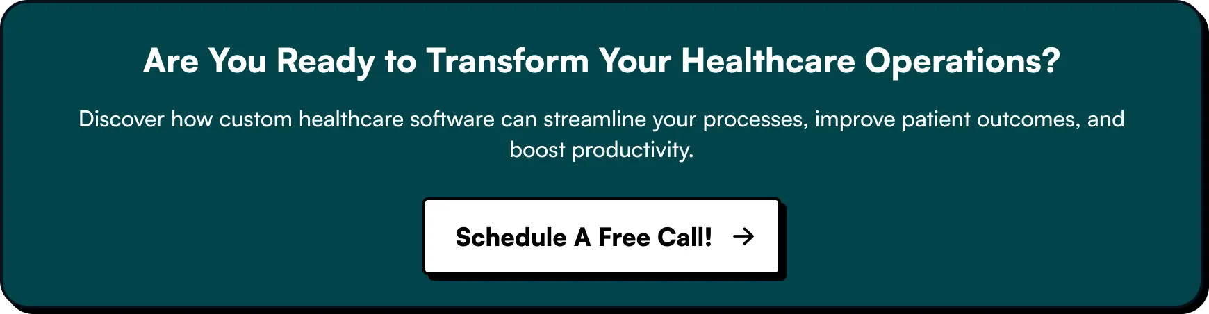 Transform healthcare operations with custom software to streamline processes and improve outcomes.