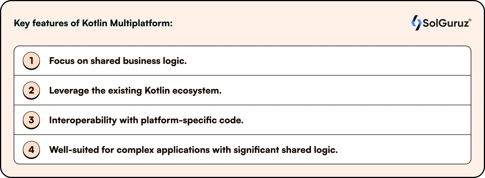 key features of kotlin multiplatform