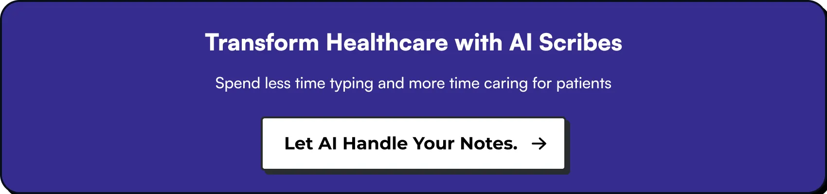 transform healthcare with ai scribes