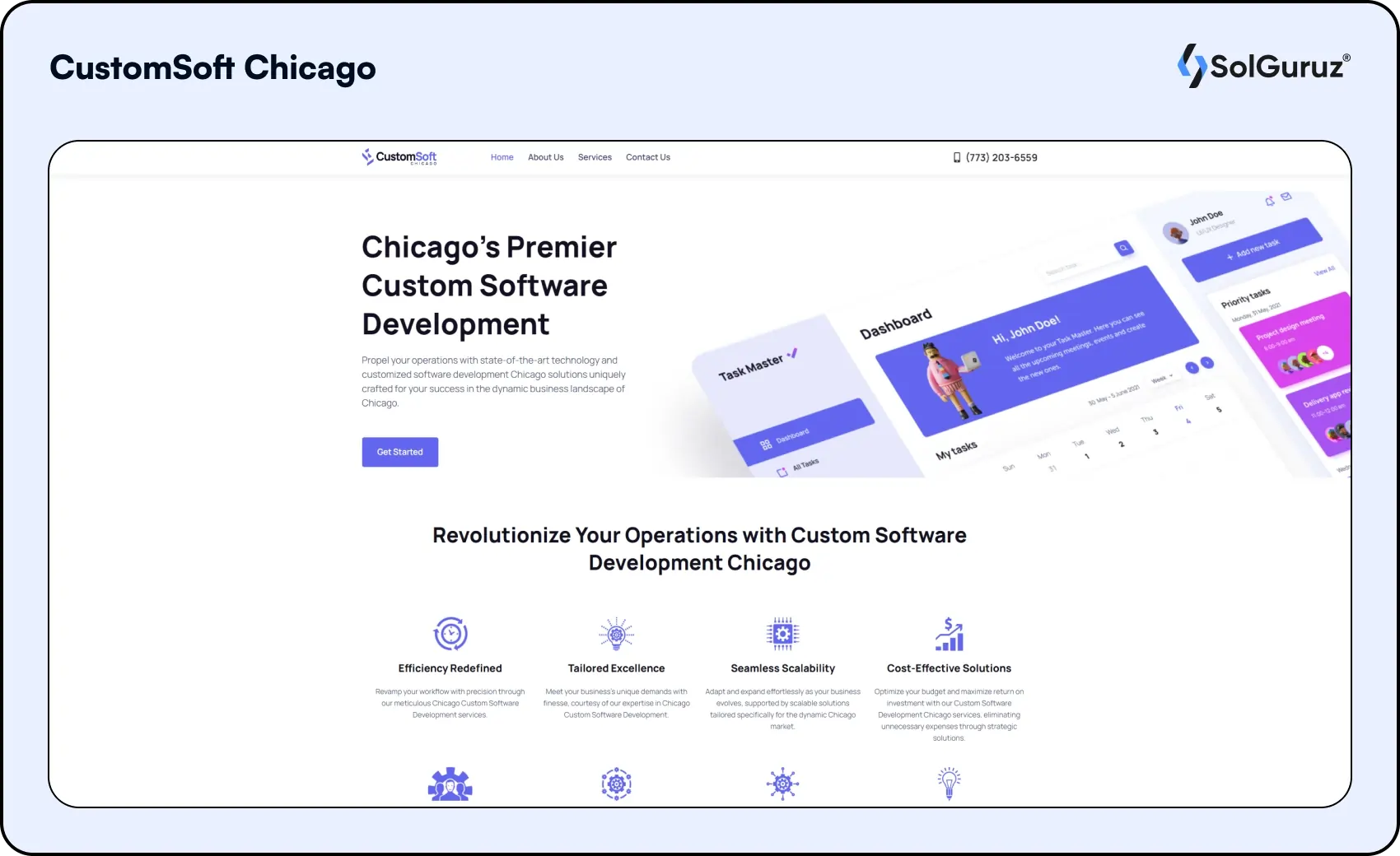 customsoft chicago software development company