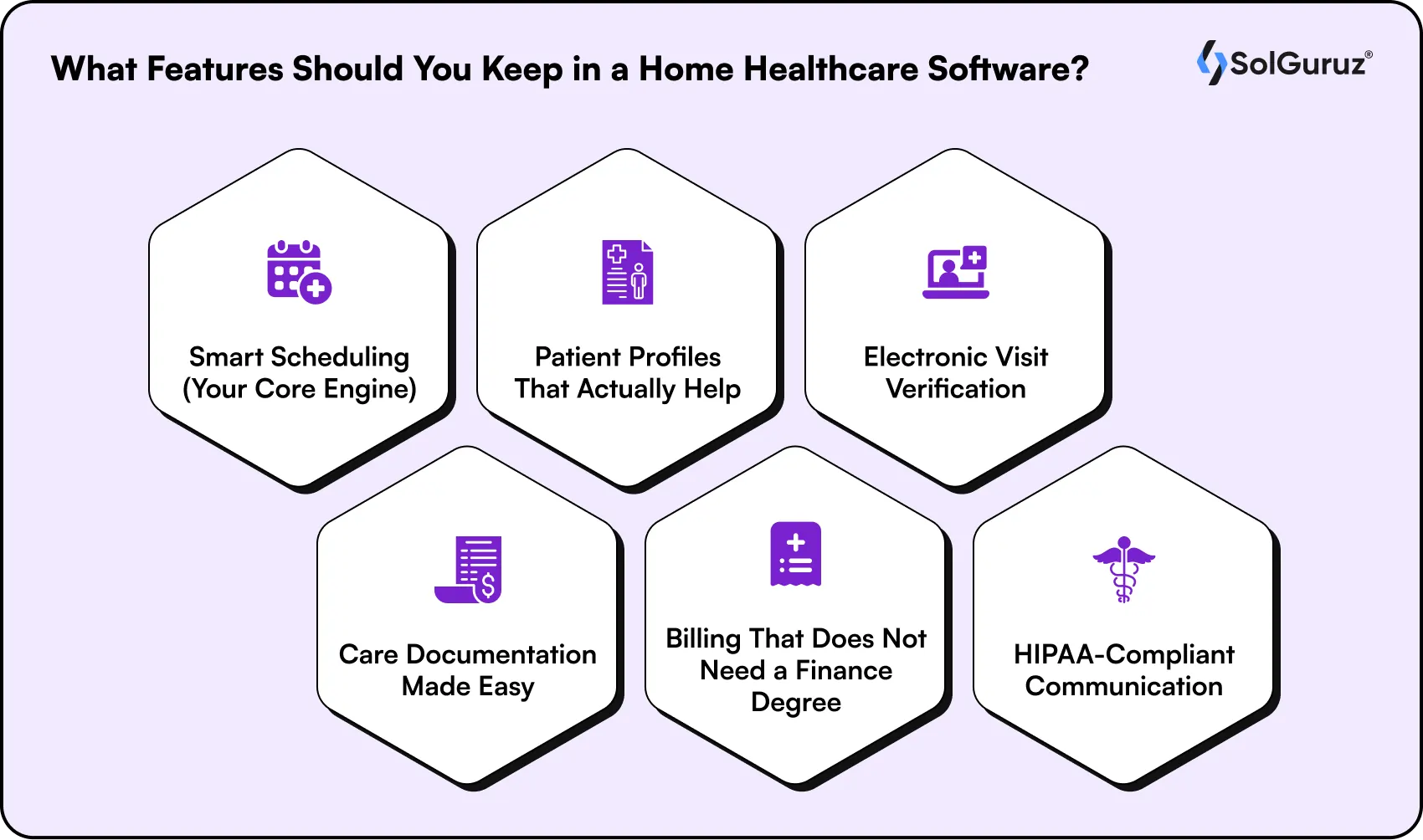what features should you keep in a home healthcare software