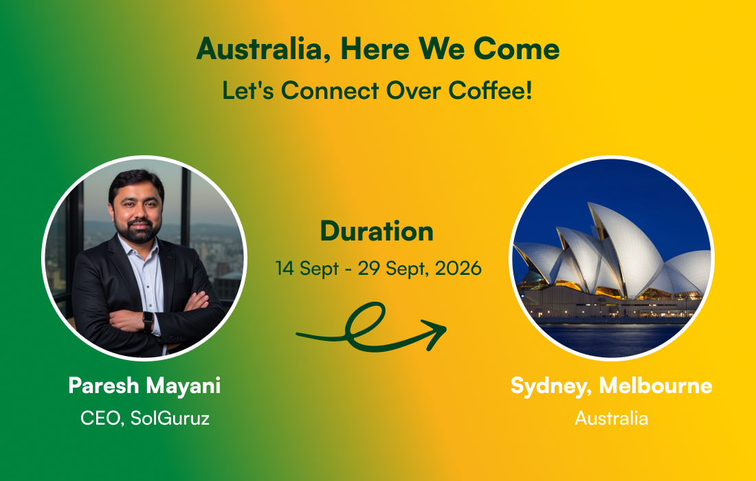Our CEO Is in Melbourne and Sydney This September. Let’s Talk.