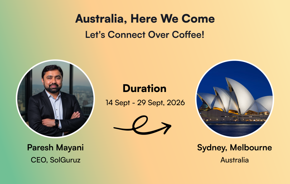 Our CEO Is in Melbourne and Sydney This September. Let’s Talk.